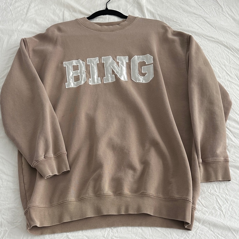 Anine Bing Tyler Sweatshirt - Satin Bing
